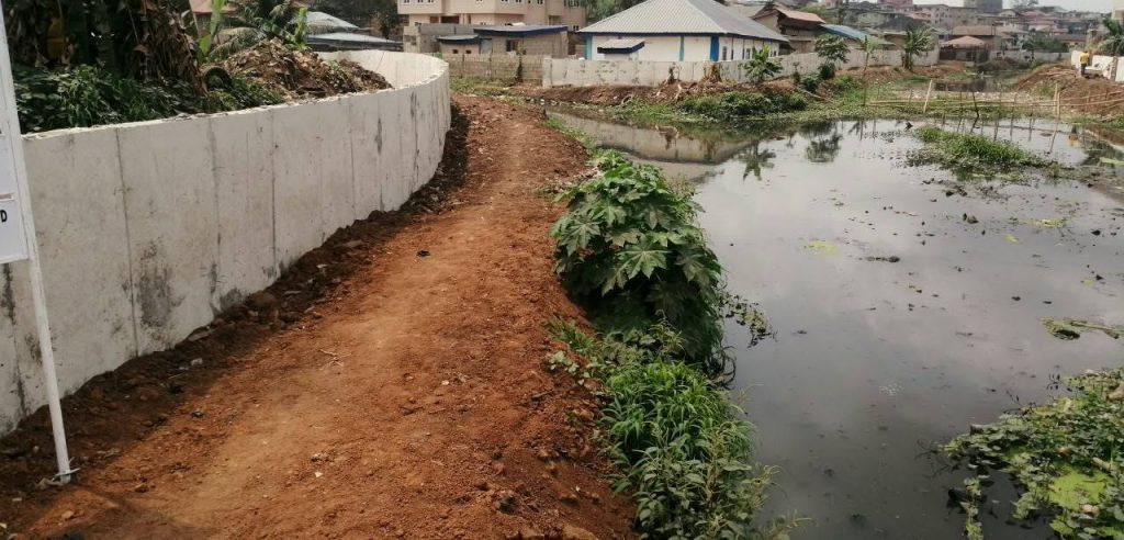 Odo Iya Alaro Erosion Control (Retaining Wall), Lagos State.