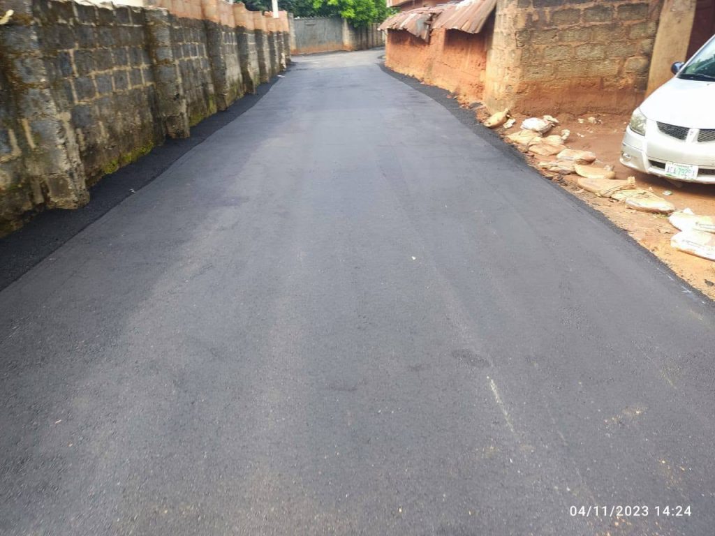 Re-surfacing Of Existing Asphalted Road, Neni Anambra State.