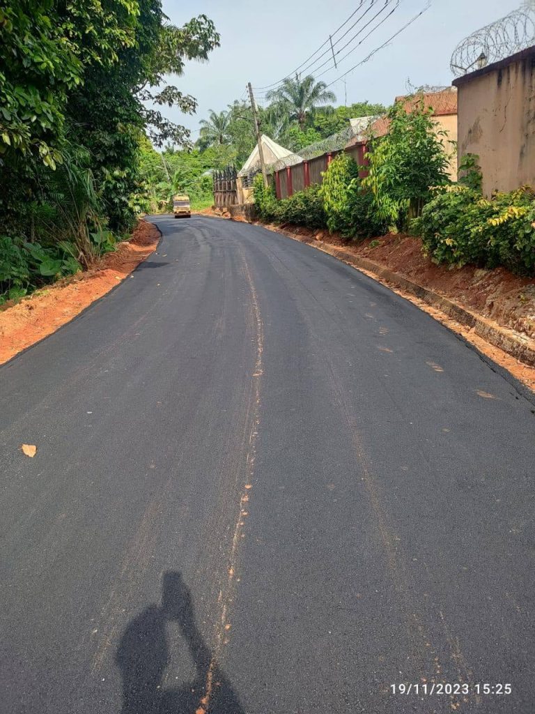 Completion Of Concrete Chute At Neni, Anambra State